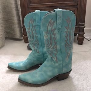 LUCCHESE 1883 Turquoise leather